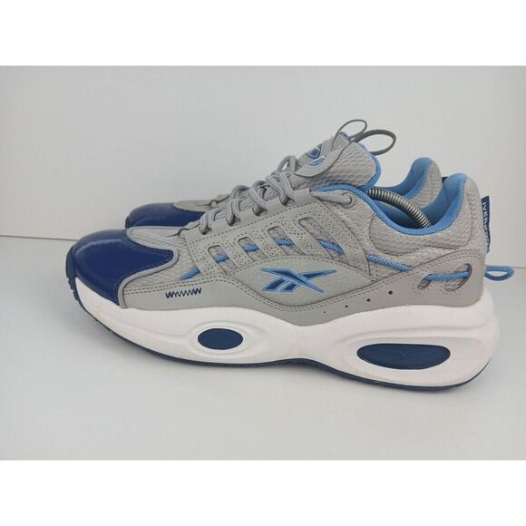 Reebok Solution  Blue Gray White Allen Iverson Basketball Sneakers Men\'s Sz 9.5 main image 9
